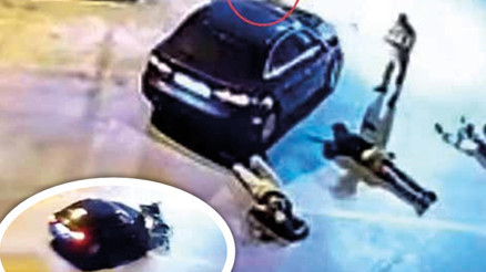 Yaralayıp üstlerinden geçti