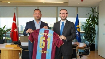 Trabzonspor Başkanı Ertuğrul Doğandan Şenol Kazancıya ziyaret