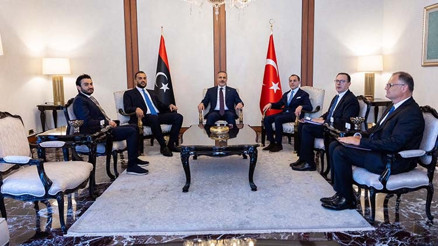 Dışişleri Bakanı Hakan Fidan Libya heyetiyle görüştü