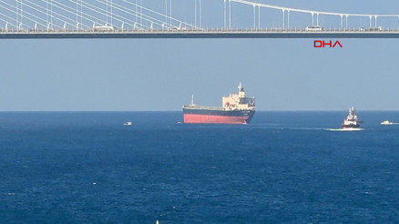 İstanbul Boğazında gemi arızası