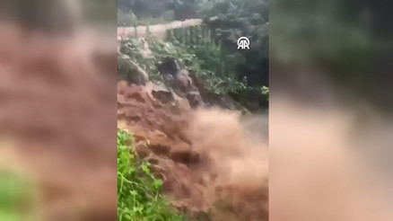 Giresunda sağanak etkili oldu