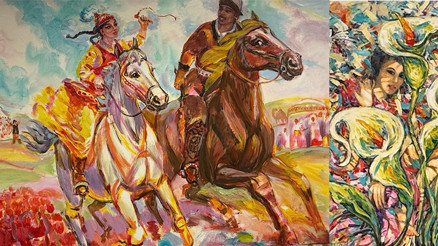 Kölnde uluslararası sanat buluşması: 1.Resim ve Sanat Sergisi açıldı