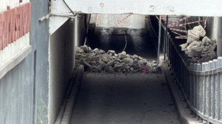 Boluda alt geçit ulaşıma kapatıldı