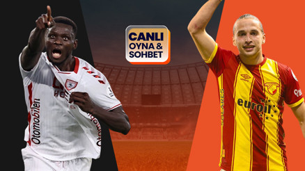 Samsunspor, haftanın kapanış maçında Göztepeyi konuk edecek Karşılaşmanın heyecanı canlı sohbet ile Mislide