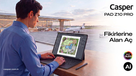 Laptop yerine premium tablet: Casper PAD Z10 Pro ile üretken çalışma