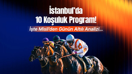 İstanbul’da 10 koşuluk program İşte Misli’den günün altılı analizi…