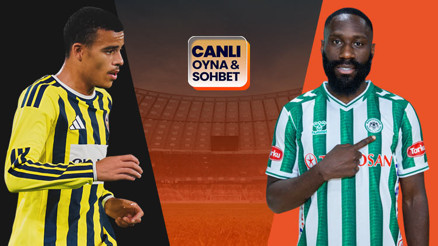 Fenerbahçe, Konyasporu ağırlıyor Maçın heyecanı canlı sohbet ile Mislide