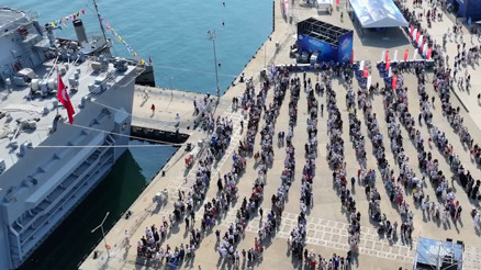 TEKNOFEST Mavi Vatanda hafta sonu ziyaretçi yoğunluğu yaşanıyor