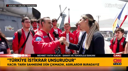 Bakan Kacırdan TEKNOFEST MAVİ VATANda önemli açıklamalar