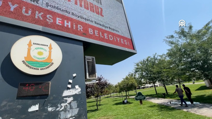 Şanlıurfada termometreler 46 dereceyi gösterdi