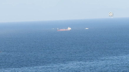 Marmara denizinde 2 gemi çarpıştı: Kaza bölgesi havadan görüntülendi