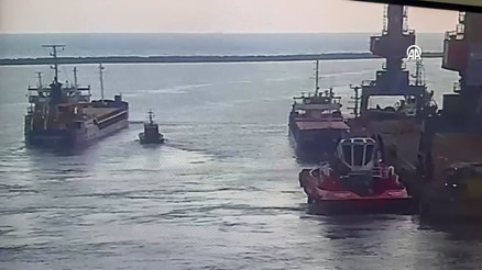Marmara Denizinde batan Tuğberk İmamoğlu gemisinin İskenderundan çıkış görüntüsü