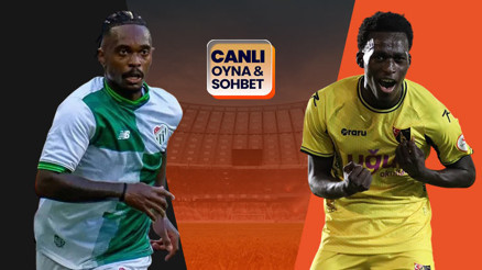 Bursaspor, İstanbulspor’u ağırlıyor Maçın heyecanı canlı sohbet ile Misli’de