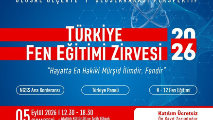 Ankara’da Türkiye Fen Eğitimi Zirvesi düzenleniyor