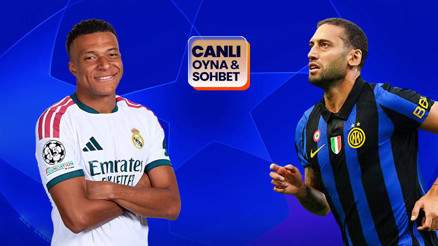 Real Madrid, İnter’i ağırlıyor Şampiyonlar Ligi heyecanı canlı sohbet ile Misli’de