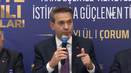 Enerji ve Tabii Kaynaklar Bakanı Bayraktar, Çorumda konuştu Enerji ve Tabii Kaynaklar Bakanı Bayraktar, Çorumda konuştu