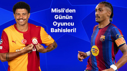 Sara’nın boşu yok, Raphinha’nın formu alev aldı İşte Misli’den günün oyuncu bahisleri Sara’nın boşu yok, Raphinha’nın formu alev aldı İşte Misli’den günün oyuncu bahisleri