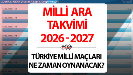 Milli ara ne zaman başlıyor, kaç gün sürecek Türkiye Fransa milli maçı ayın kaçında, nerede oynanacak 2026-2027 Milli ara takvimi ve maçların oynanacağı tarihler... Milli ara ne zaman başlıyor, kaç gün sürecek Türkiye Fransa milli maçı ayın kaçında, nerede oynanacak 2026-2027 Milli ara takvimi ve maçların oynanacağı tarihler...