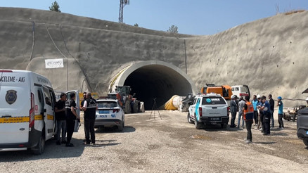 Gaziantepte tünel inşaatında iskele faciası: 1 işçi öldü, 3 yaralı