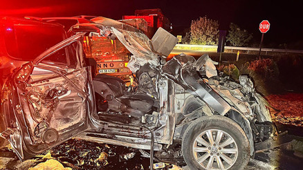 Manisa’da korkunç kaza: 1 ölü, 4 ağır yaralı