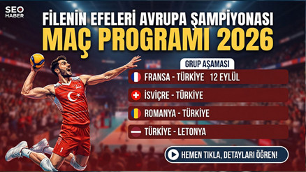 Filenin Efeleri Avrupa Şampiyonası Maç Programı 2026: (A Milli Erkek Voleybol Takımı) Fransa Türkiye voleybol maçı sen zaman, saat kaçta Filenin Efeleri Avrupa Şampiyonası Maç Programı 2026: (A Milli Erkek Voleybol Takımı) Fransa Türkiye voleybol maçı sen zaman, saat kaçta