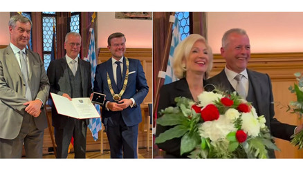 Nürnberg’de kente hizmet eden iki isme üstün madalya Nürnberg’de kente hizmet eden iki isme üstün madalya