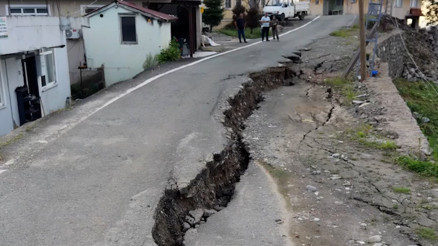 Rizede heyelan sonrası mahalle sakini korku dolu anları anlattı