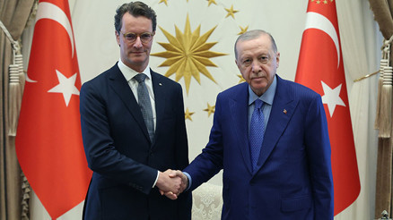 Cumhurbaşkanı Erdoğan, Hendrik Wüstü kabul etti