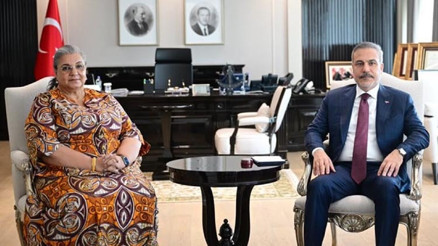 Dışişleri Bakanı Hakan Fidan Guterresin Libya Özel Temsilcisi Tetteh ile görüştü
