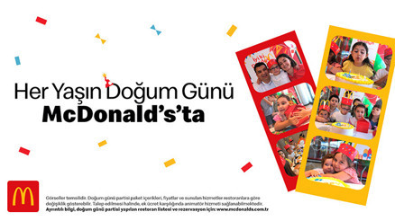 Çocuklardan Yetişkinlere Doğum Günü Keyfi McDonald’s’ta