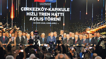 Halkalı-Edirne 1.5 saate inecek