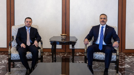 Dışişleri Bakanı Hakan Fidan ve Adalet Bakanı Akın Gürlek bir araya geldi