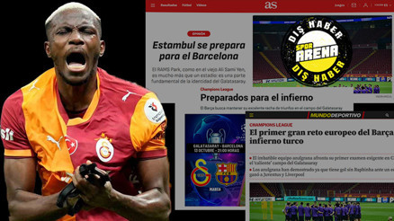 Barcelona maçı öncesi İspanyada gündem Galatasaray Cehenneme hazır mısınız Barçanın ilk büyük Avrupa mücadelesi