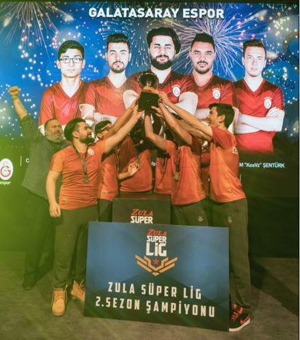 Zula Süper Ligde şampiyon Galatasaray