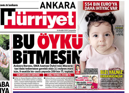 Öykü’de mutlu son