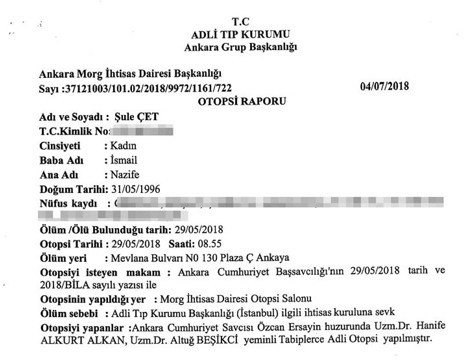 Otopsiden çıkan gerçek