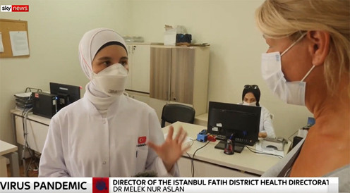 İngiliz Sky News Kanalından, Türkiyenin koronavirüs mücadelesine övgü