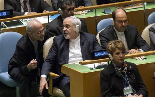 Obama ile Zarif, BMde tokalaştı