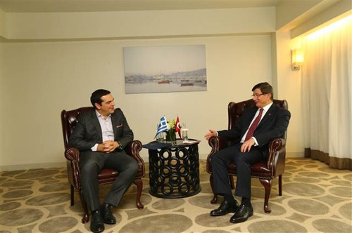Davutoğlu New Yorkta liderlerle görüştü