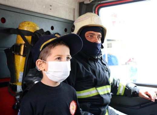 Lösemili çocuğun hayali gerçek oldu