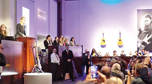 Müzikte müzayede tarihinin rekoru işte burada kırıldı