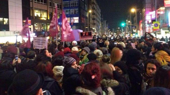 Kadıköyde Özgecan Aslan isyanı