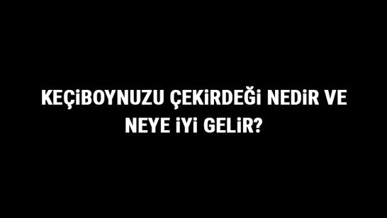 Keçiboynuzu Çekirdeği Nedir Ve Neye İyi Gelir? Keçiboynuzu Çekirdeği Faydaları