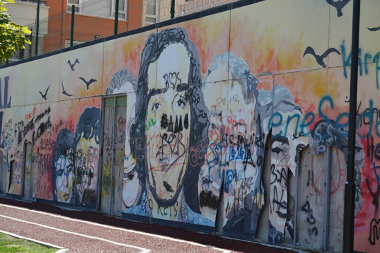 Hababam duvarı vandal kurbanı