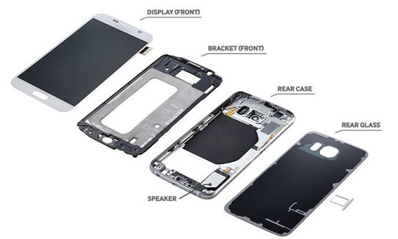Galaxy S6yı parçalarına ayırdılar