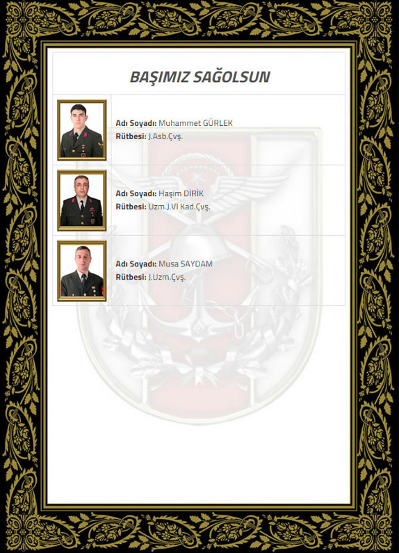 Bingöl ve Şemdinliden acı haber: 4 şehit