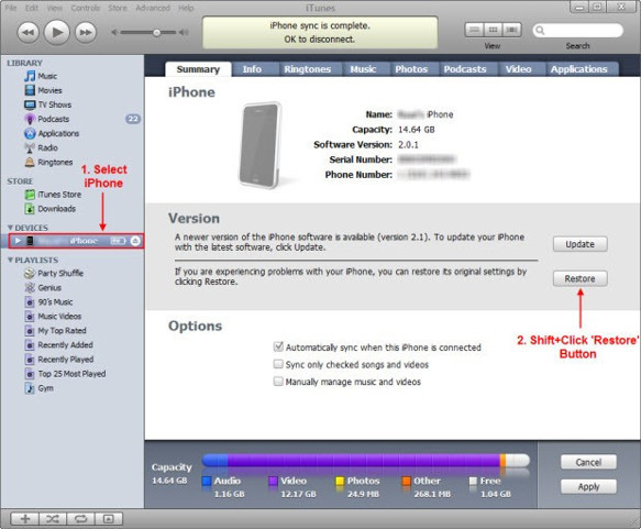 iPhoneları iOS 8den kurtarmanın yolu