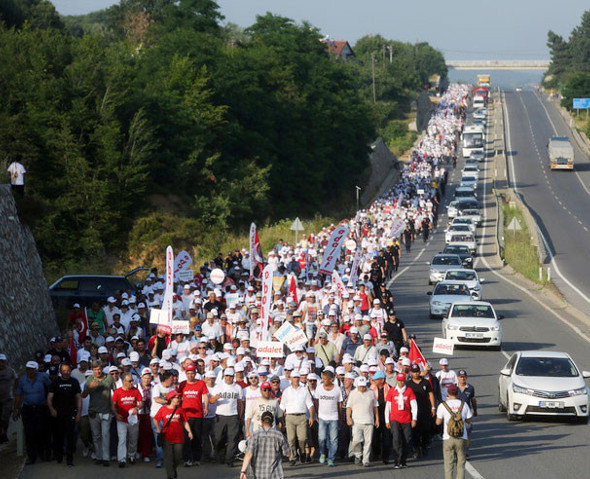 15. günde 15 bin kişiyle