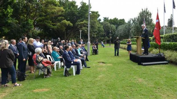 Atatürkün sözleri Sidneyin merkezinde