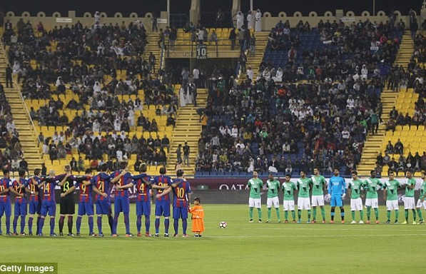 Suudi futbolculardan tartışılan hareket... Saygı duymadılar